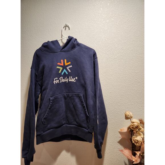 brick & wood Other - Bricks & Wood x PacSun Hoodie Navy Blue "For Daily‎ Use" PTP 23 Size Large